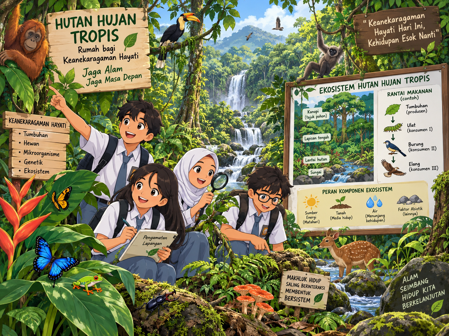 Siswa belajar